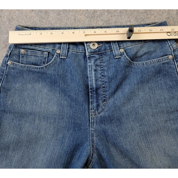 Nine West Jeans Womens 8 Blue Medium Wash Court Street Bootcut 5 Pocket - Picture 15 of 16